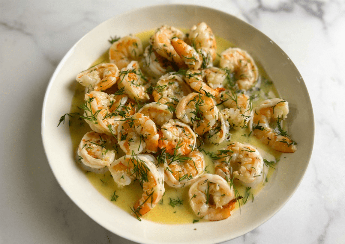 How to Prepare Coco Shrimp with Fluffy Rice and Sweet Honey Butter Sauce